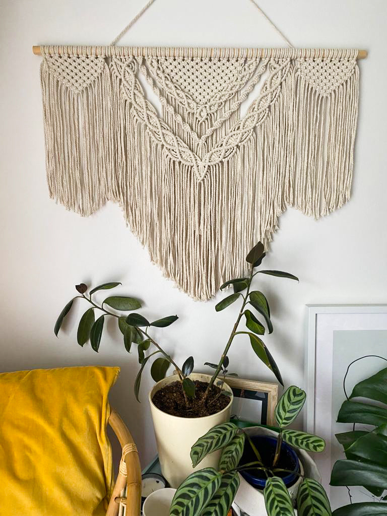 ANGELICA WITH WINGS wall hanging