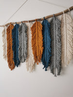 Load image into Gallery viewer, Extra large feathers wall hanging
